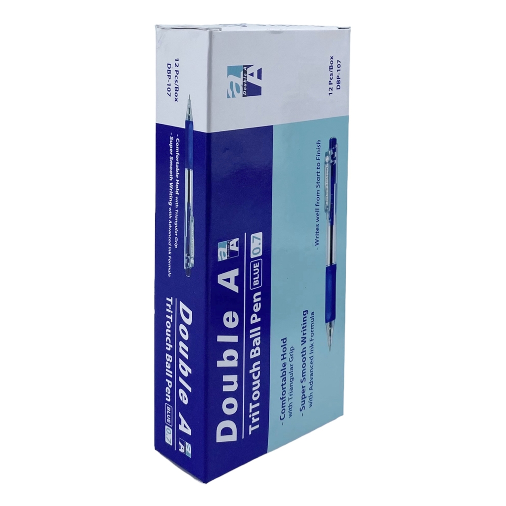 Bút bi Double A DBP-107-B xanh dương (12/144/1728)