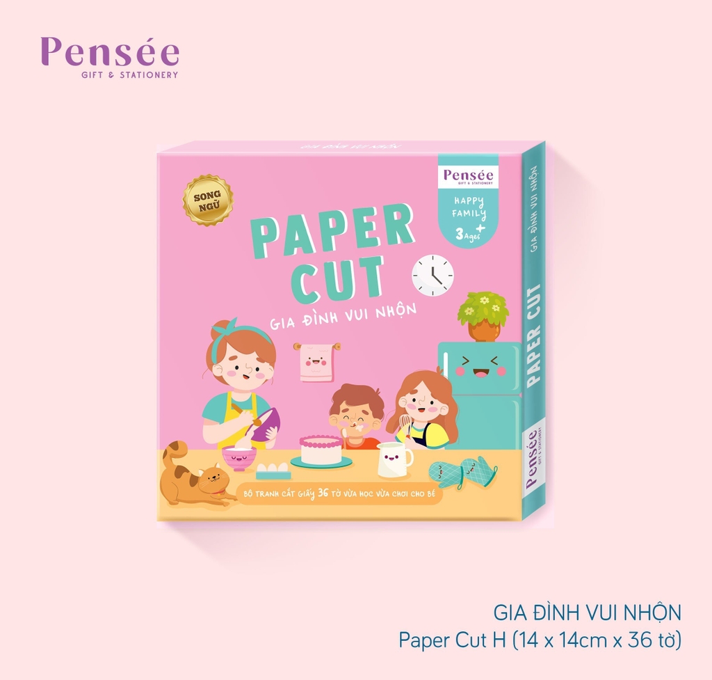 Bộ cắt giấy thủ công Pensée