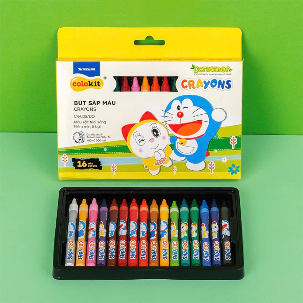 Bút sáp màu TL Colokit Doraemon CR-C04/DO / CR-C05/DO / CR-C06/DO