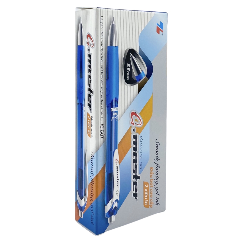 Bút gel TL Gel-029 xanh dương (10/960)