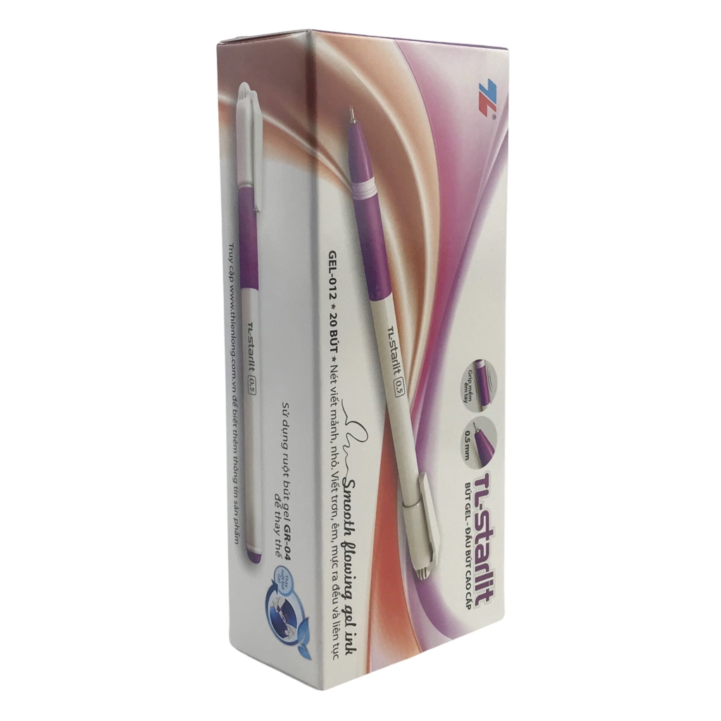 Bút gel TL Gel-012 tím (20/960)