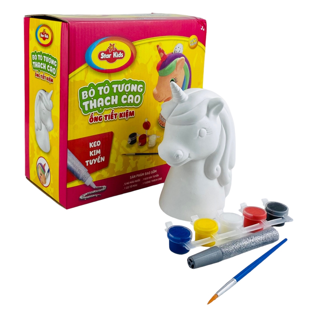 Bộ tô tượng thạch cao ống tiết kiệm Star Kids