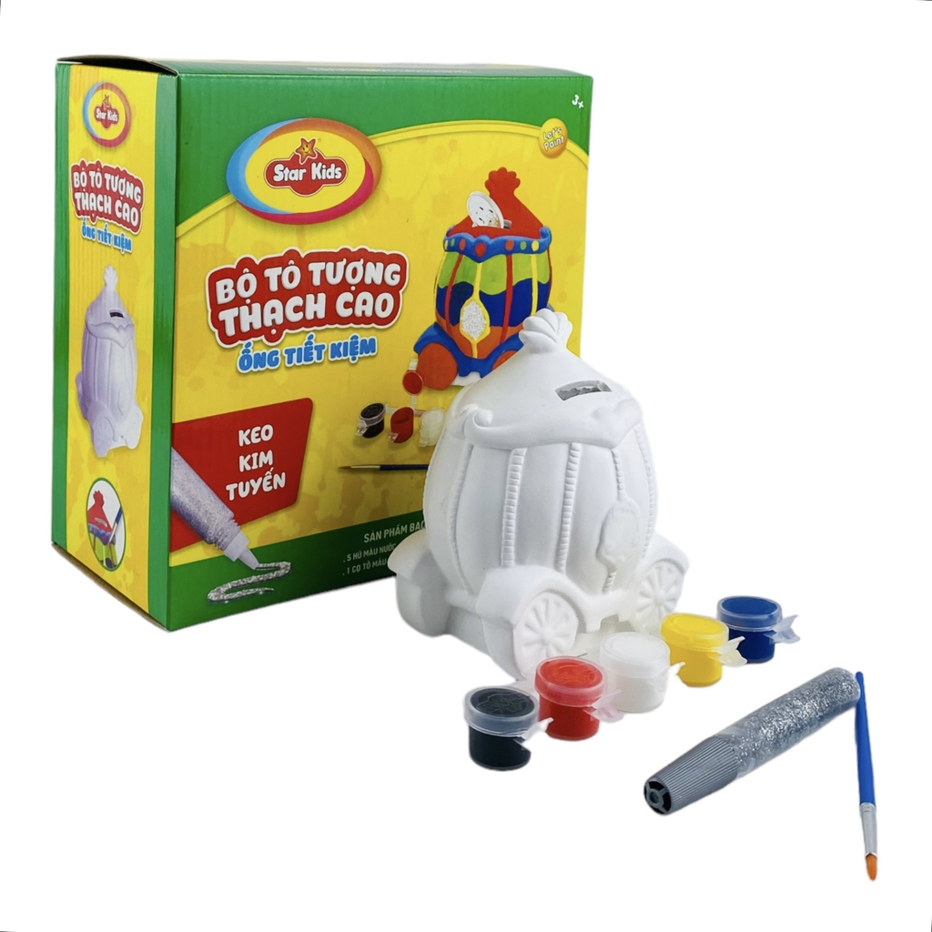 Bộ tô tượng thạch cao ống tiết kiệm Star Kids