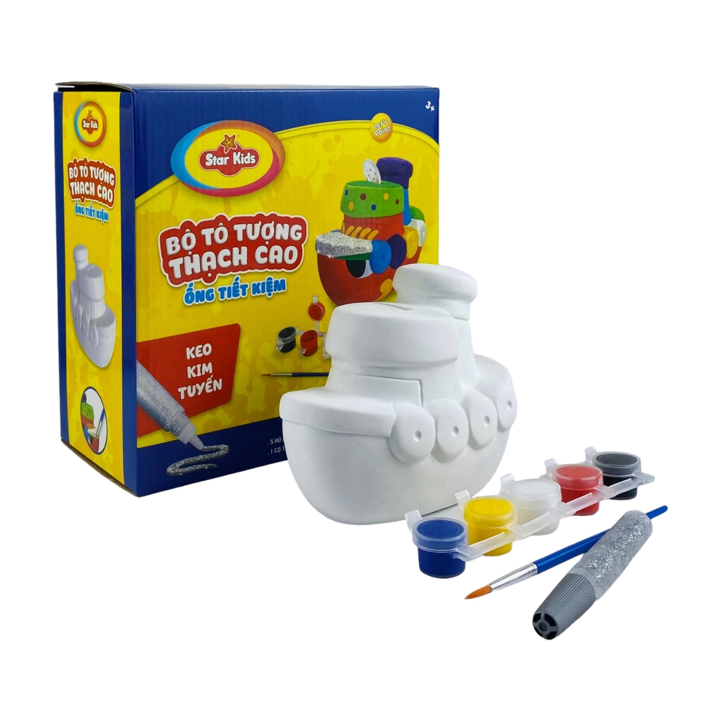 Bộ tô tượng thạch cao ống tiết kiệm Star Kids