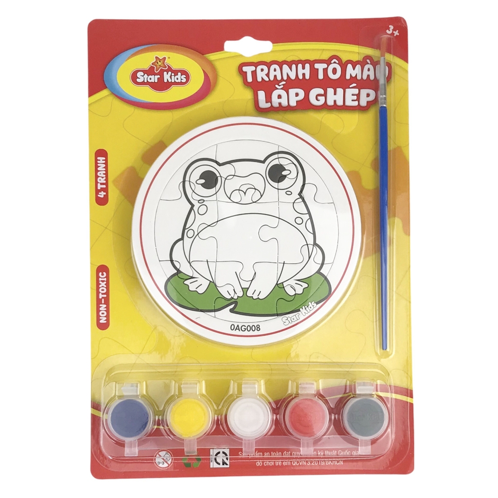 Bộ tranh tô màu lắp ghép Star Kids K-701 / K-703 / K-704 / K-705