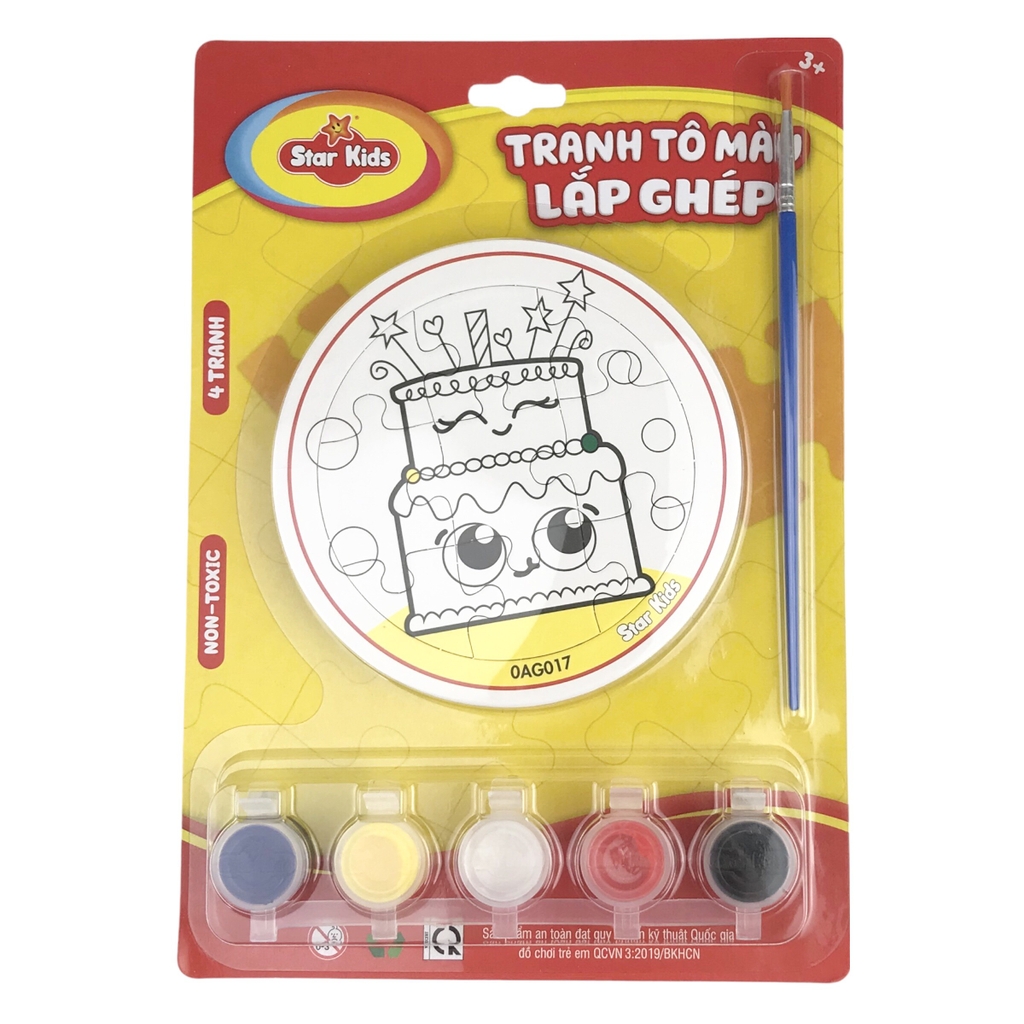 Bộ tranh tô màu lắp ghép Star Kids K-701 / K-703 / K-704 / K-705