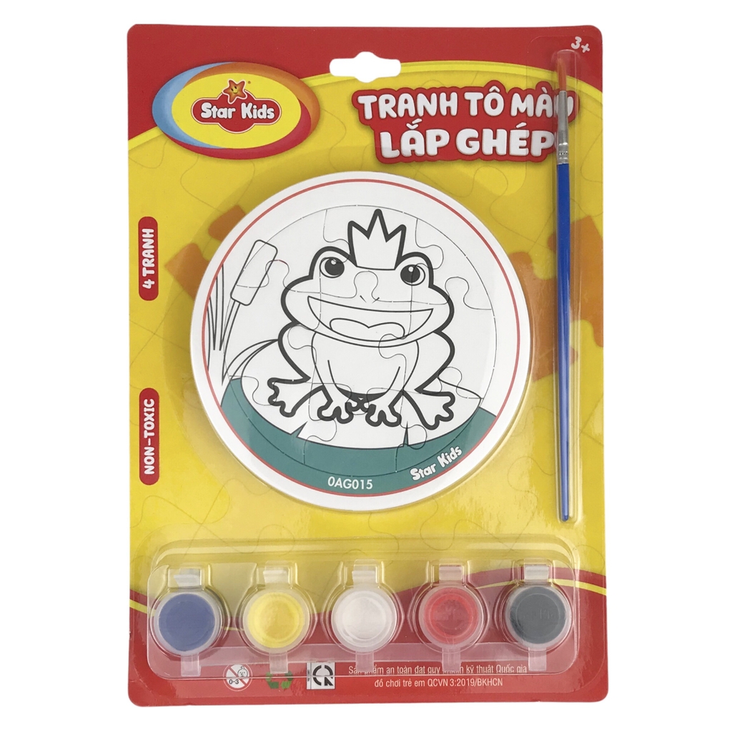 Bộ tranh tô màu lắp ghép Star Kids K-701 / K-703 / K-704 / K-705