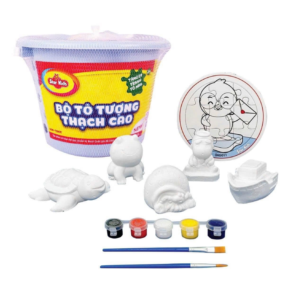 Bộ đồ chơi tô tượng thạch cao Star Kids K-162