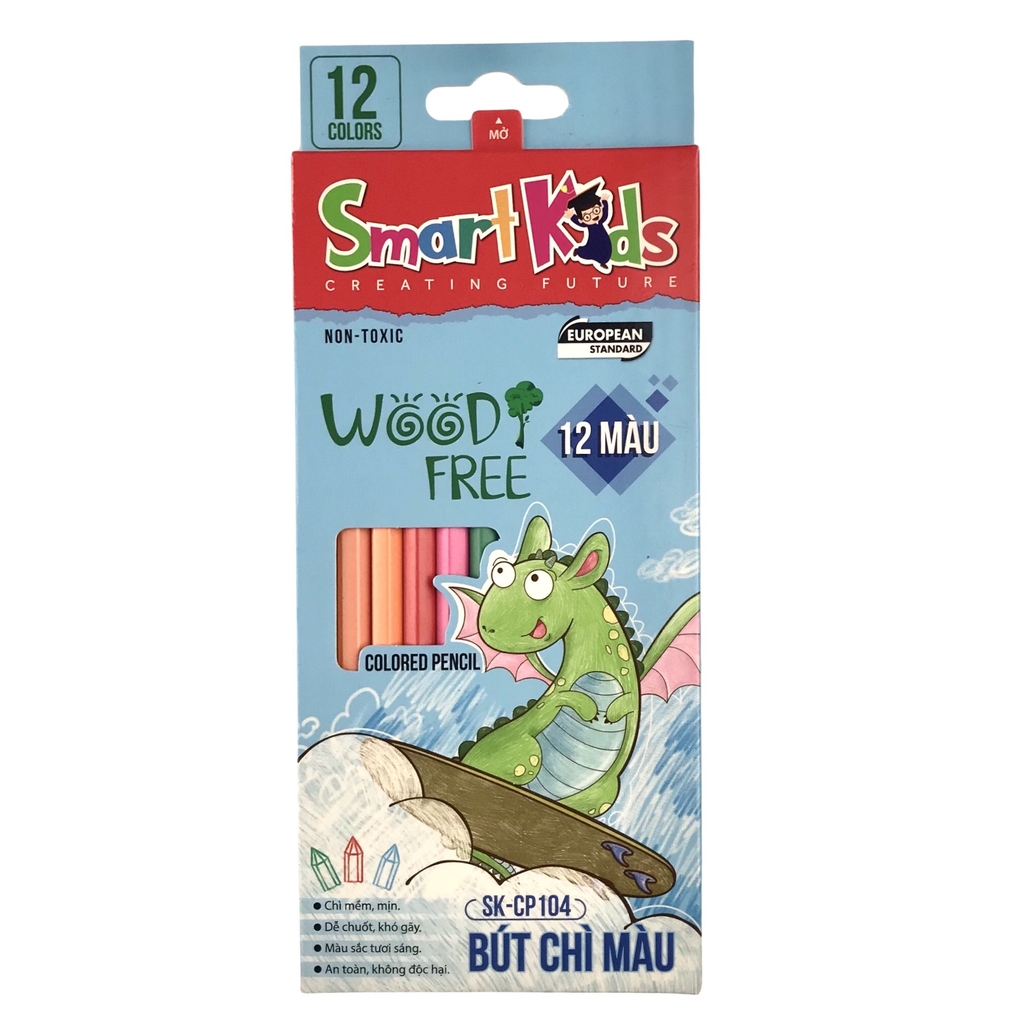 Bút chì màu Smart Kids SK-CP104/ SK-CP105