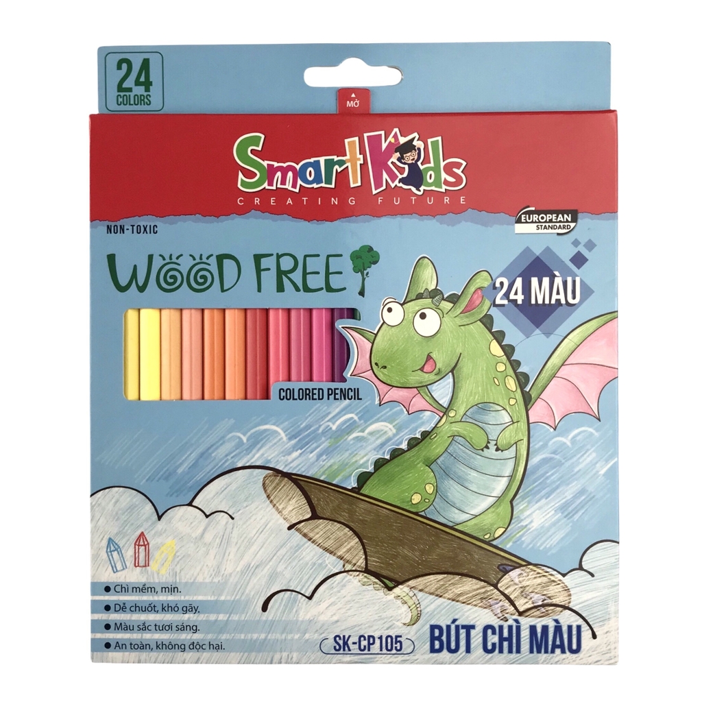 Bút chì màu Smart Kids SK-CP104/ SK-CP105