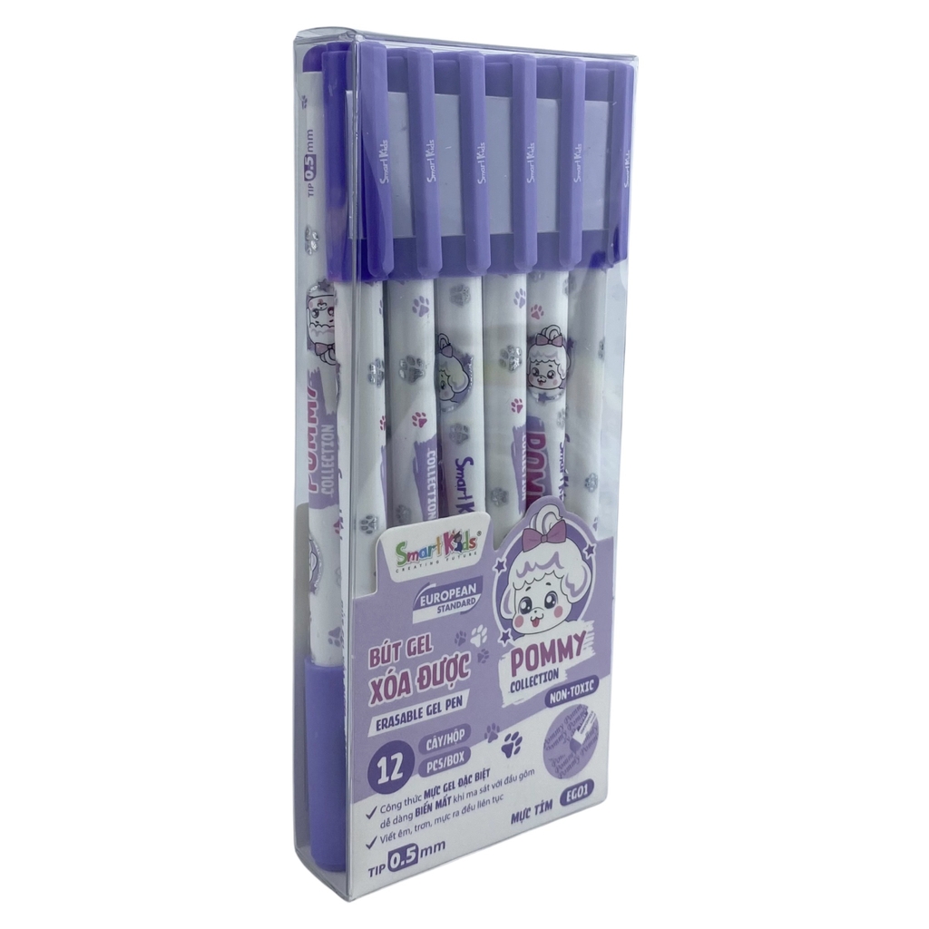 Bút gel xóa được Smart Kids EG01 tím (12)