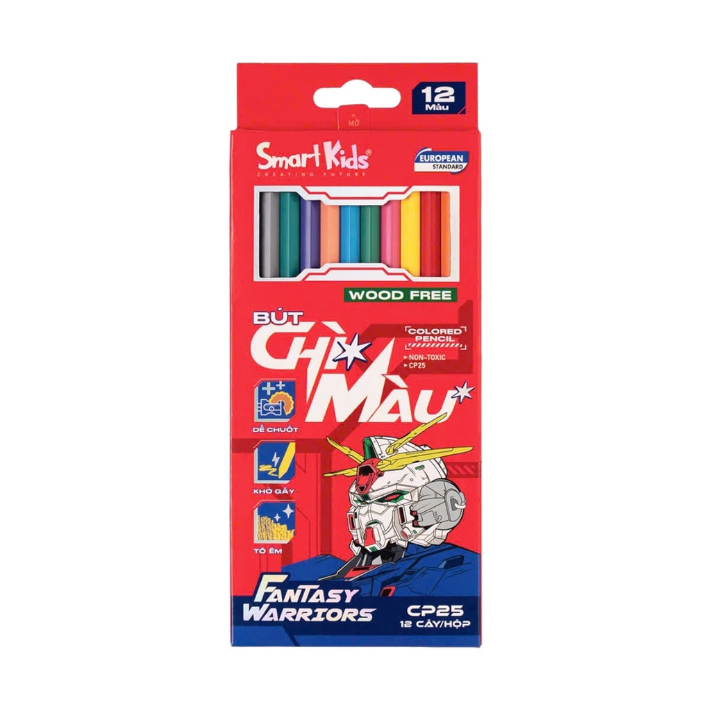 Bút chì màu Smart Kids CP25/ CP26, Hoạ cụ, Văn phòng phẩm