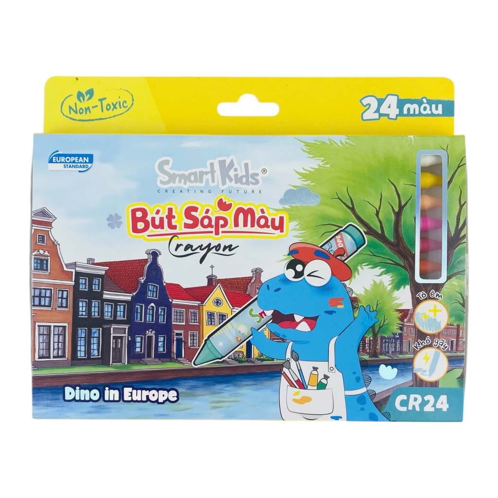 Bút sáp màu Smart Kids CR22/ CR23/ CR24