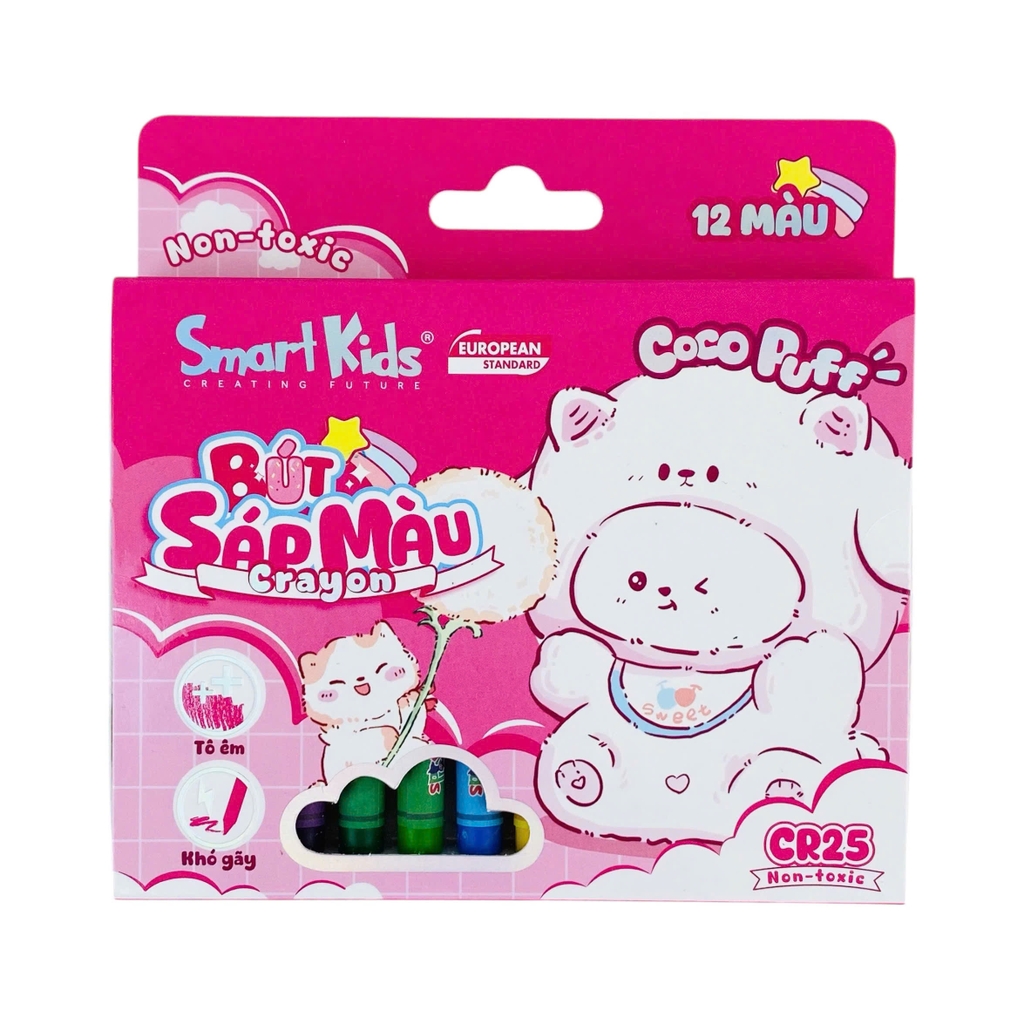 Bút sáp màu Smart Kids CR25/ CR26/ CR27
