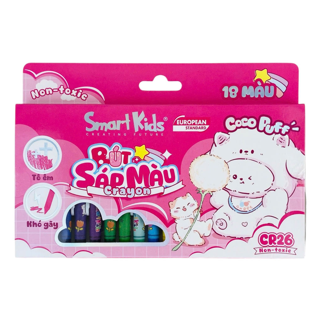 Bút sáp màu Smart Kids CR25/ CR26/ CR27