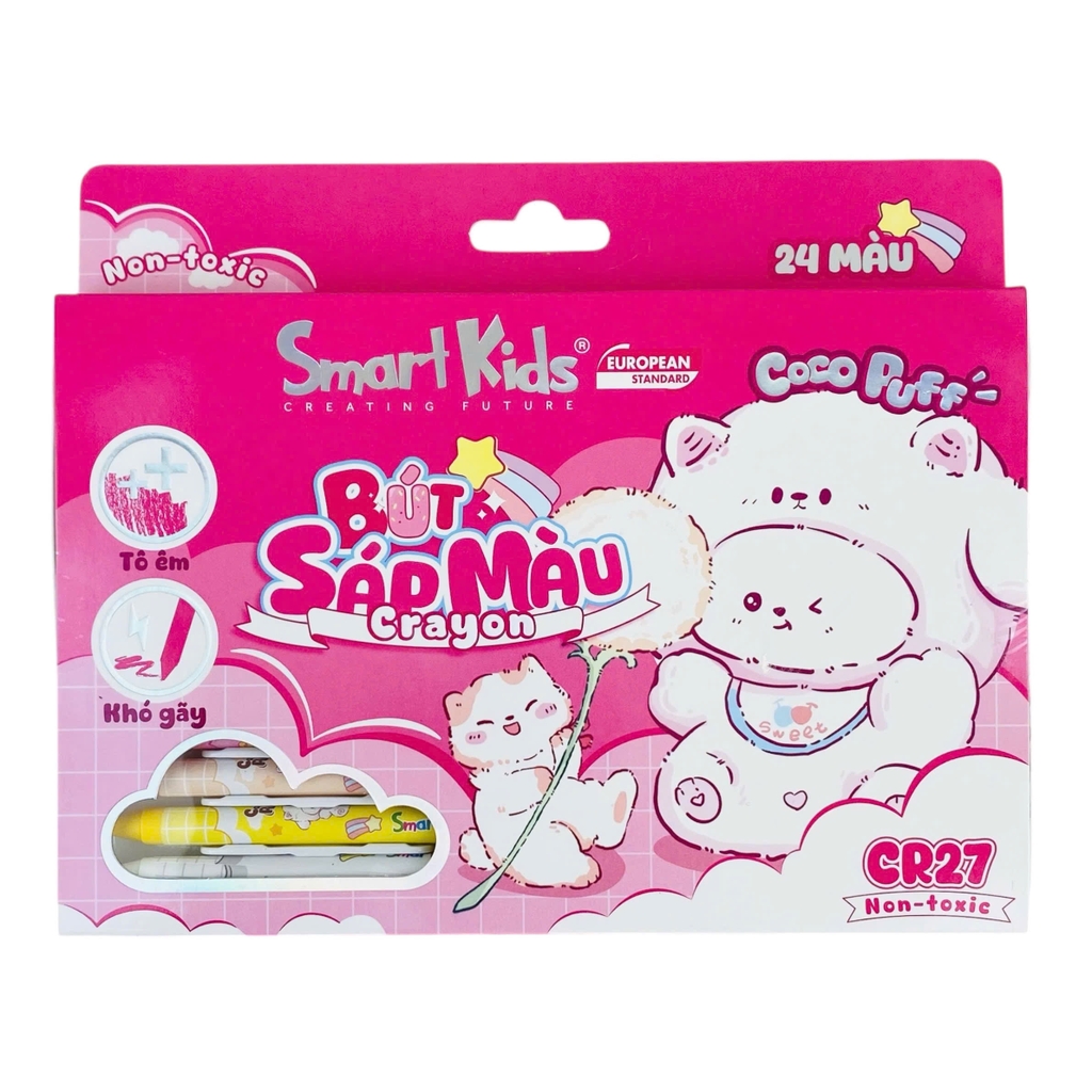 Bút sáp màu Smart Kids CR25/ CR26/ CR27