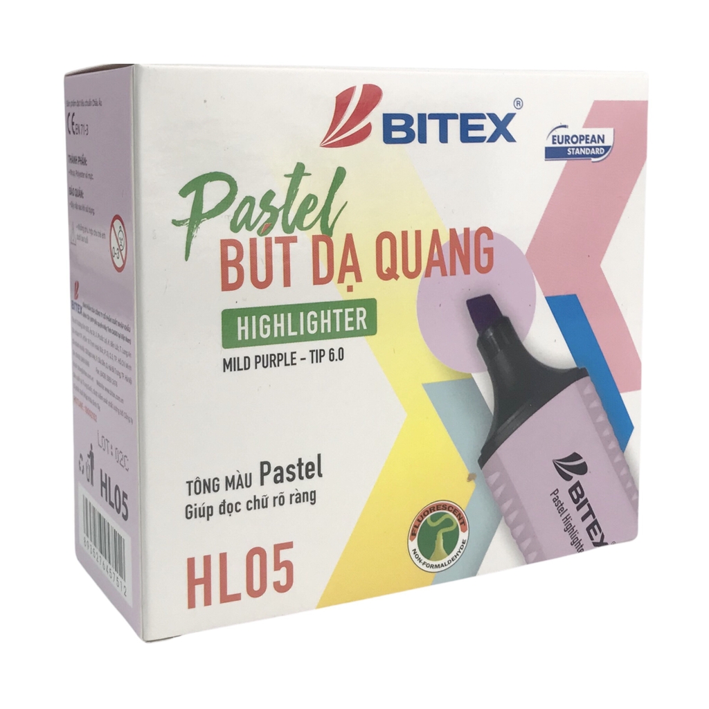 Bút dạ quang Bitex HL05 0astel (12)