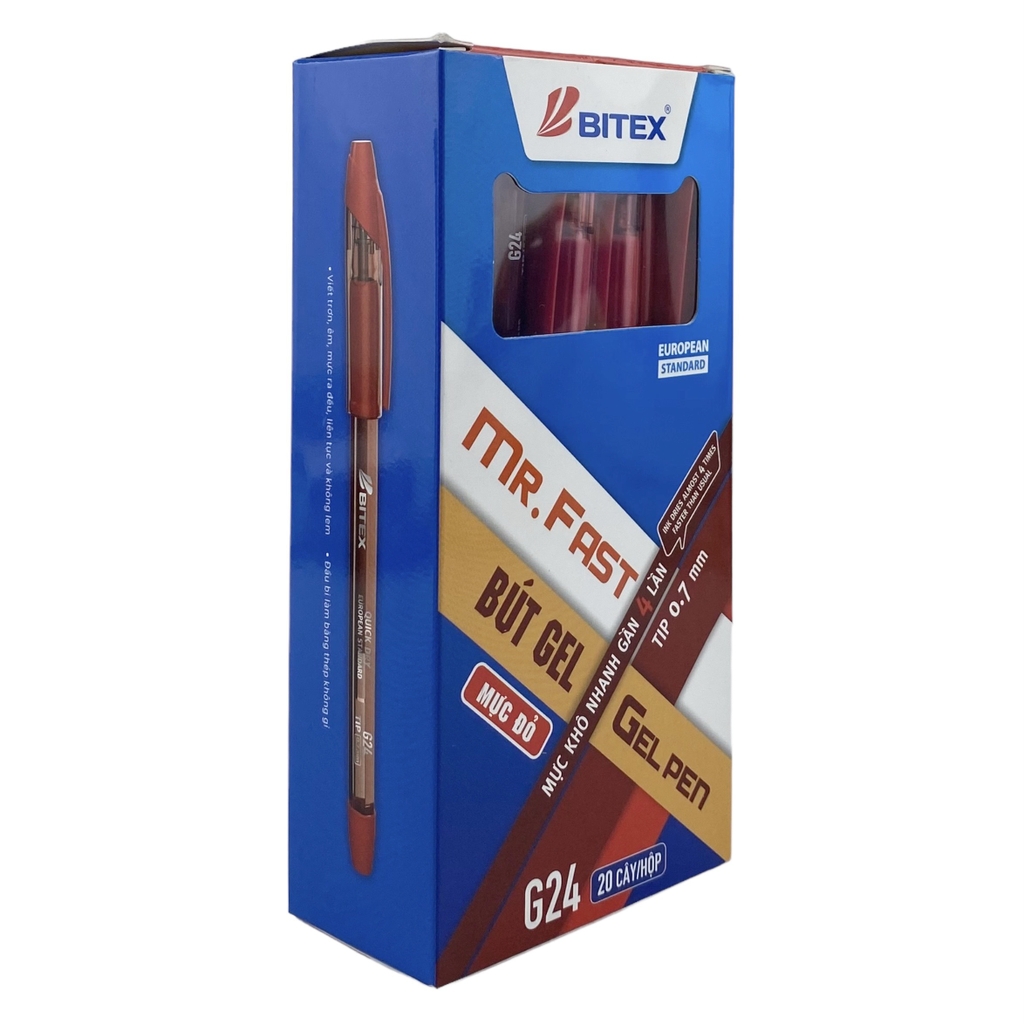 Bút gel Bitex Mr Fast G24 0.7mm