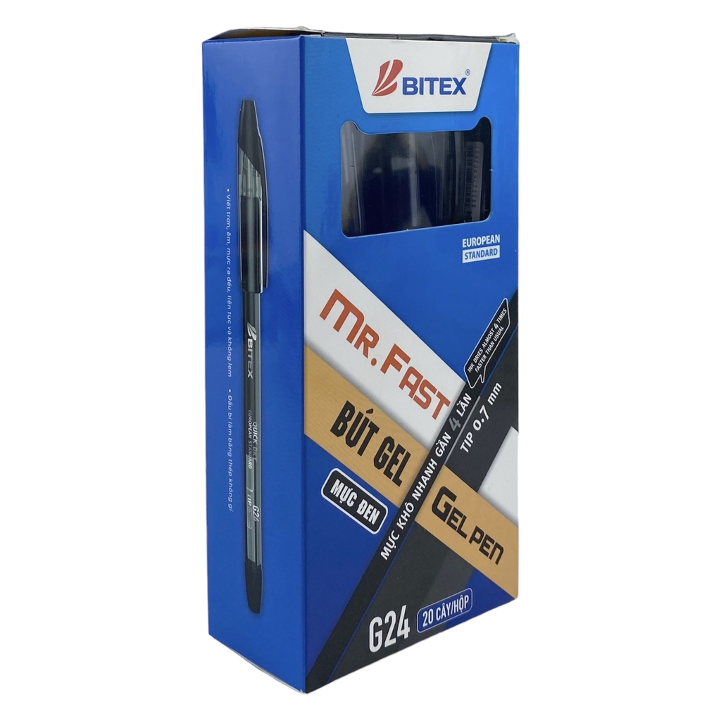 Bút gel Bitex Mr Fast G24 0.7mm