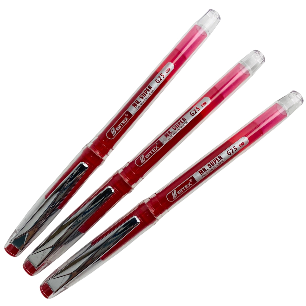 Bút gel Bitex Mr Super G25 0.7mm (20)
