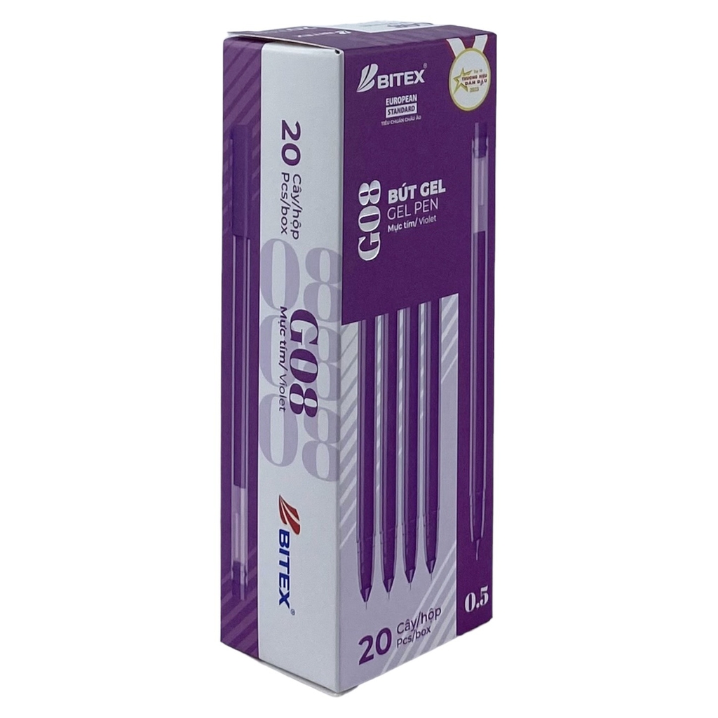 Bút gel Bitex G08 0.5mm (20)