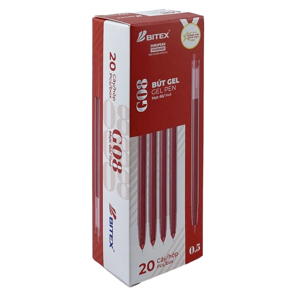 Bút gel Bitex G08 0.5mm (20)
