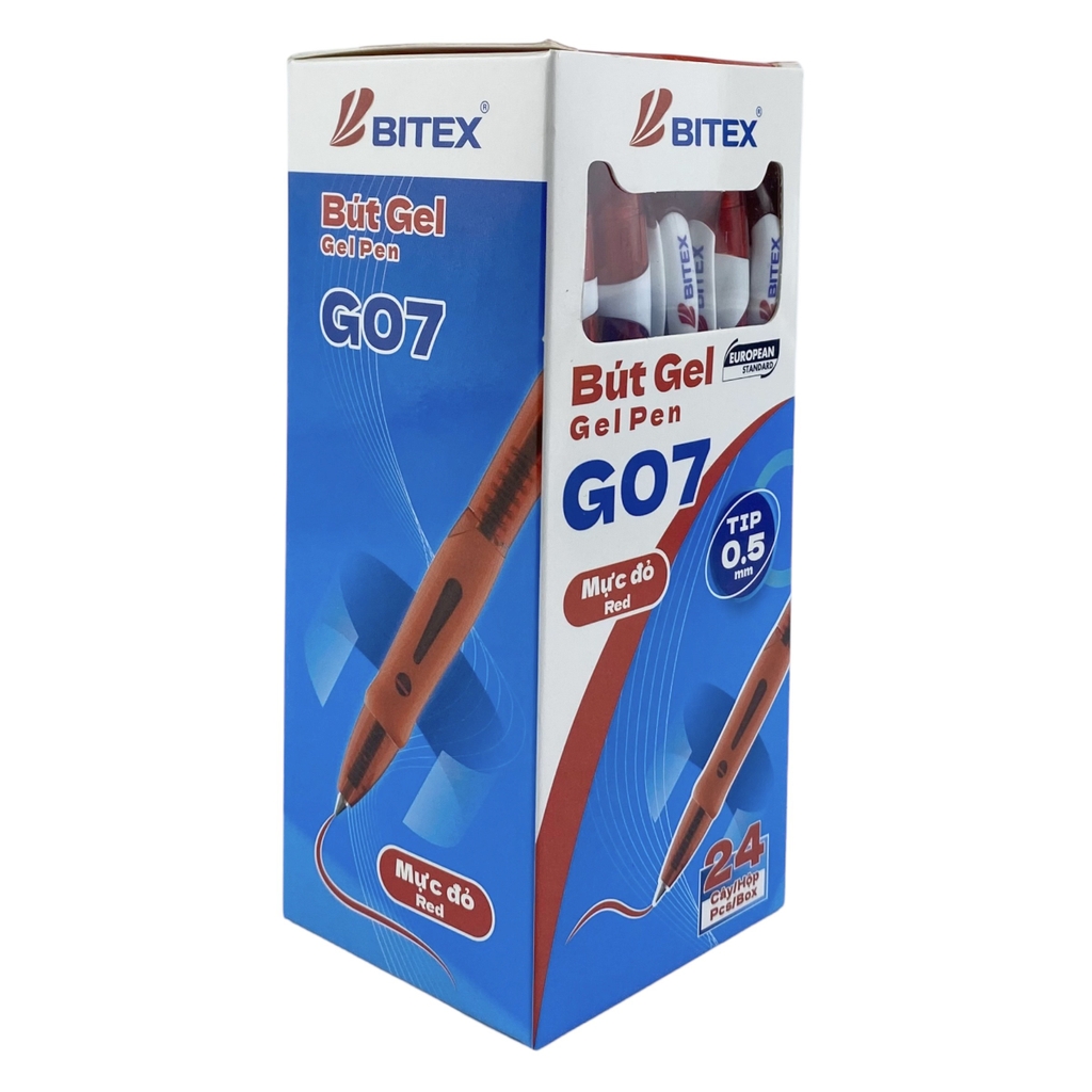 Bút gel Bitex G07 0.5mm, bút mực nước, viết bi nước (24)