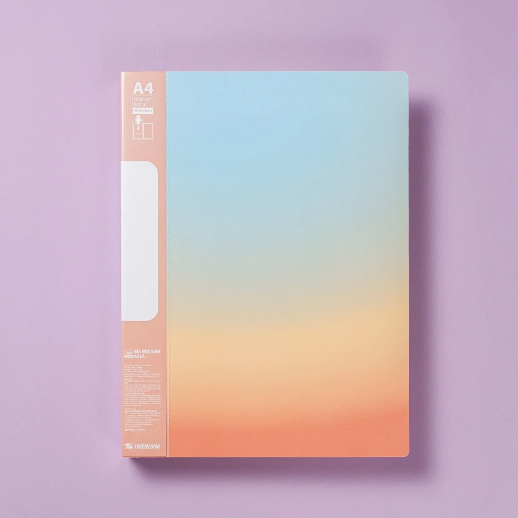 Bìa 40 lá nhựa TL DB-003