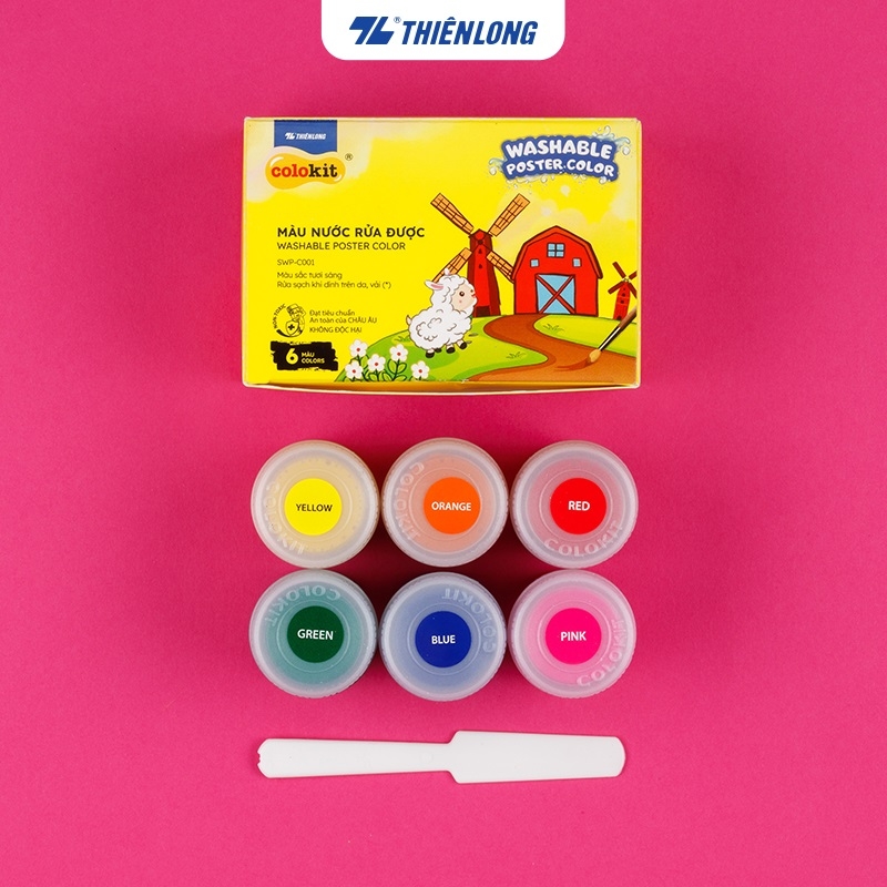 Màu nước rửa được TL Colokit SWP-C001 / SWP-C002