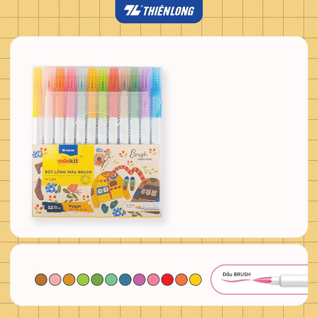 Bút lông màu TL Colokit hygee