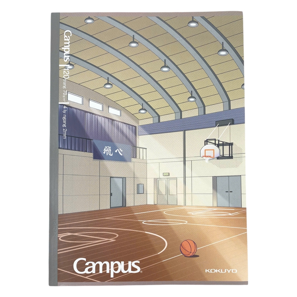 Tập sinh viên Campus School NB-B5LY120SCH-01 120 trang 70gsm 4 ly ngang (10/80)