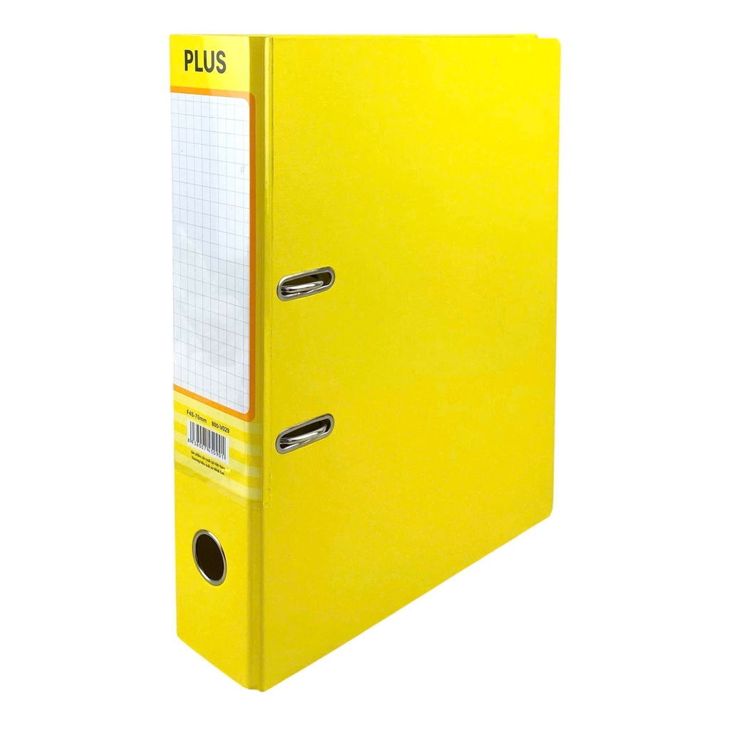 Bìa còng 1 mặt si Plus 800-V027 / 800-V029 /  800-V029 7cm F4 (30)