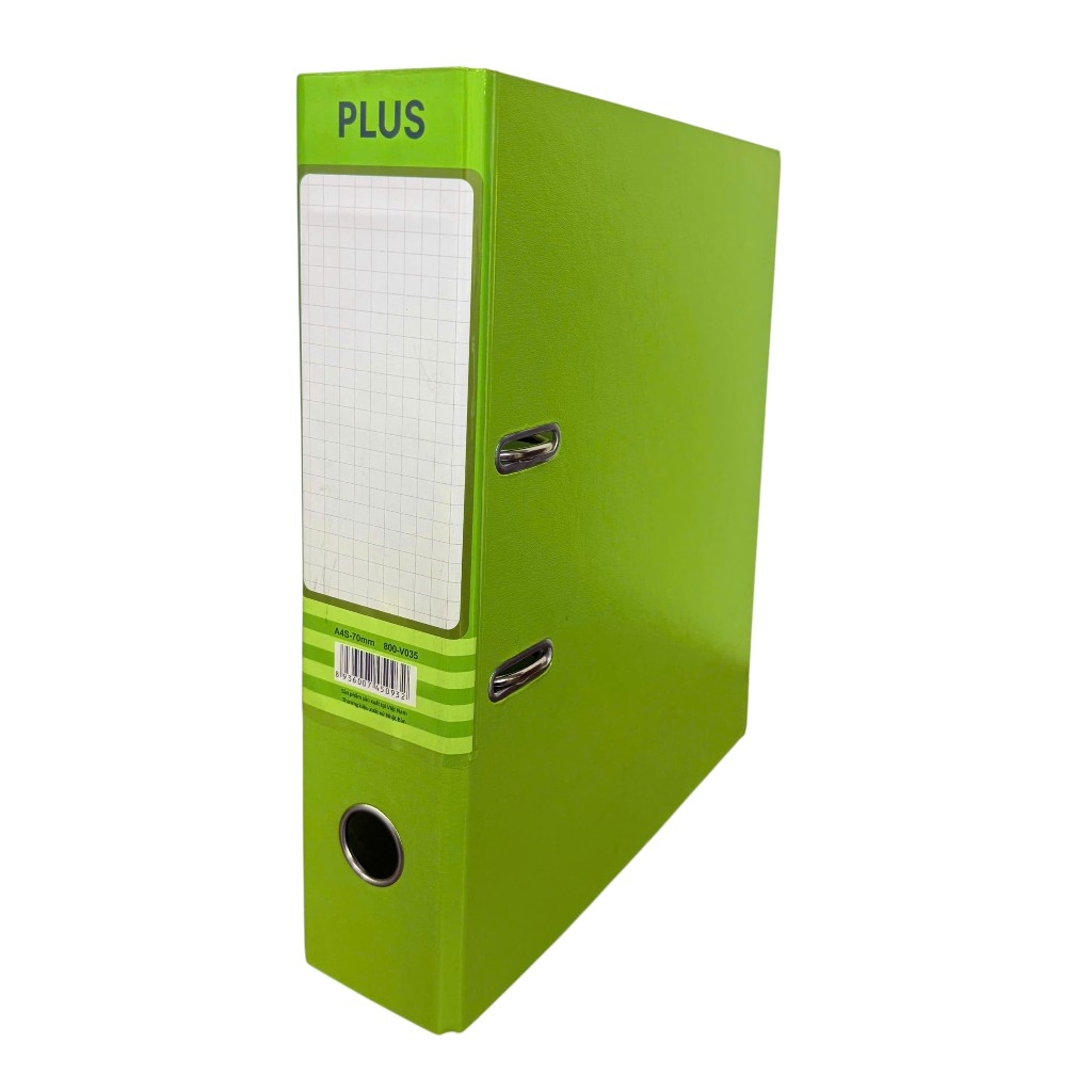 Bìa còng 1 mặt si Plus 800-V034/800-V035 7cm A4 (50)