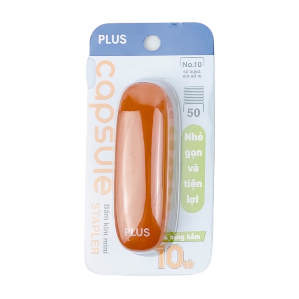 Bấm kim mini số 10 Plus 210-V014/ 210-V015/ 210-V016/ 210-V017 10 tờ (10)