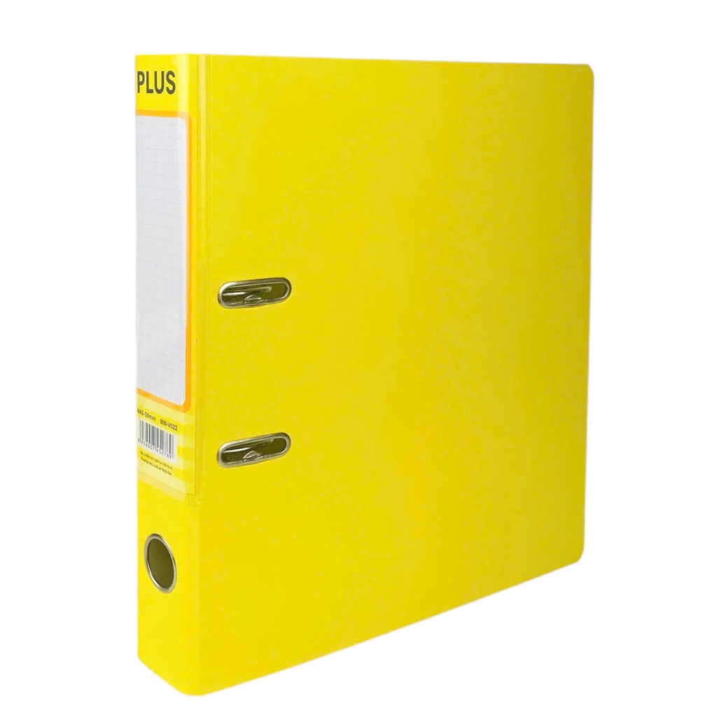 Bìa còng 1 mặt si Plus 800-V022/ 800-V023 5cm A4 (20)