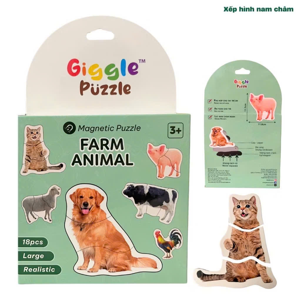 Xếp hình nam châm NT Giggle Puzzle