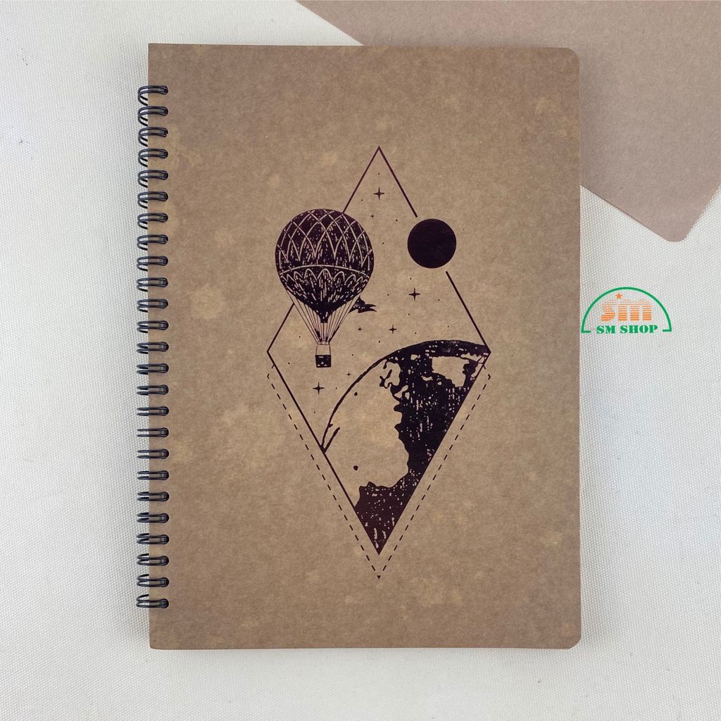 Sổ lò xo Kraft NT KRN  120 trang 100gsm