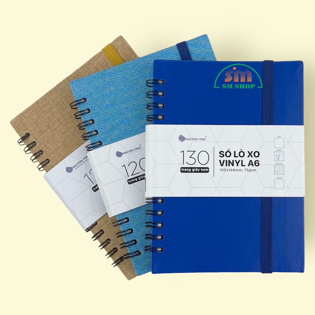 Sổ lò xo NT Vinyl E1T/A6R / E1T/ A5R / E1T/B5R