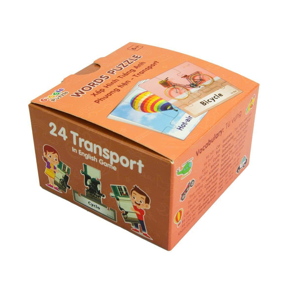 Xếp hình tiếng Anh 100 mảnh NT Giggle Puzzle