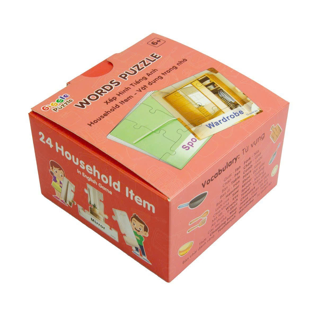 Xếp hình tiếng Anh 100 mảnh NT Giggle Puzzle
