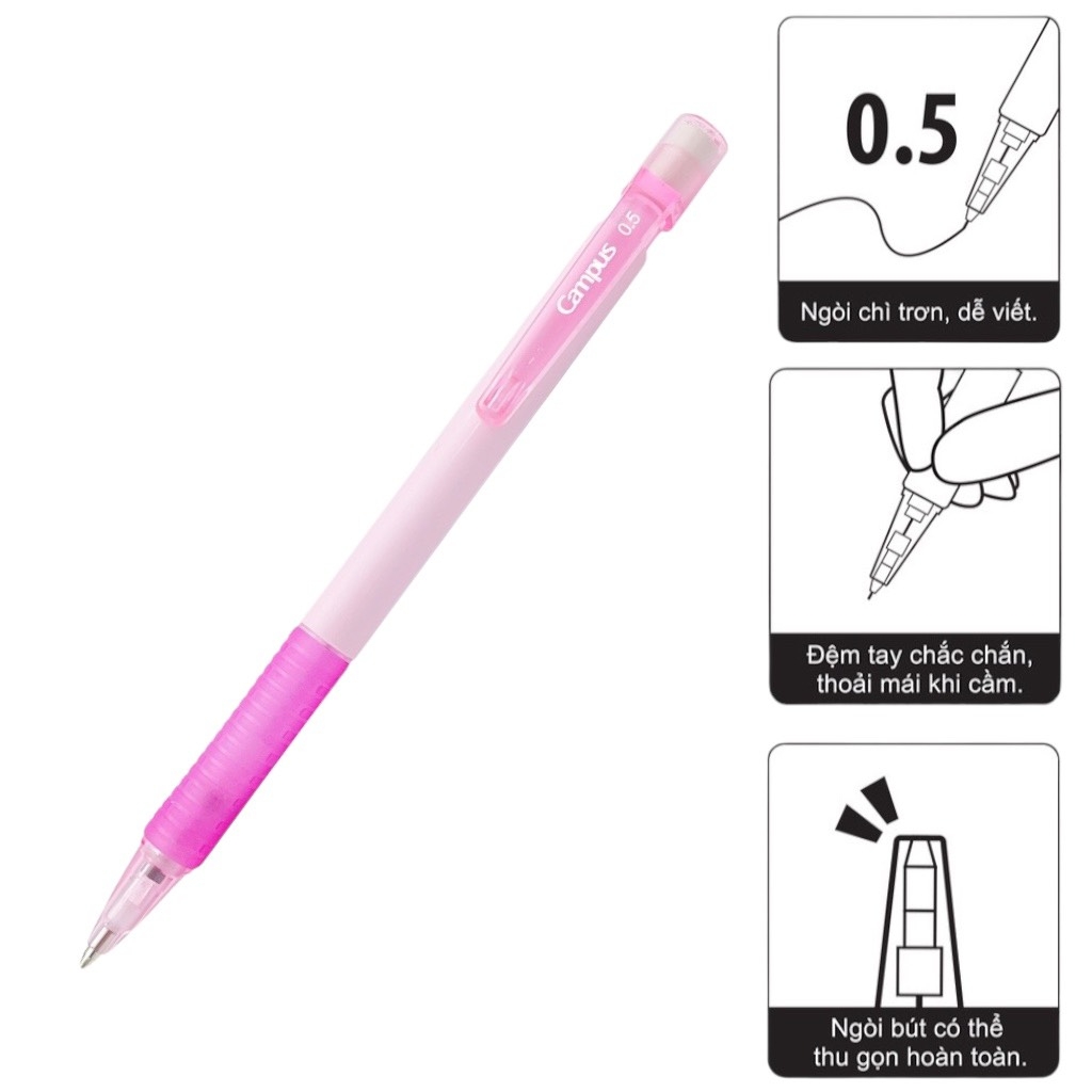 Bút chì bấm Campus PC-YOF 0.5mm (12)