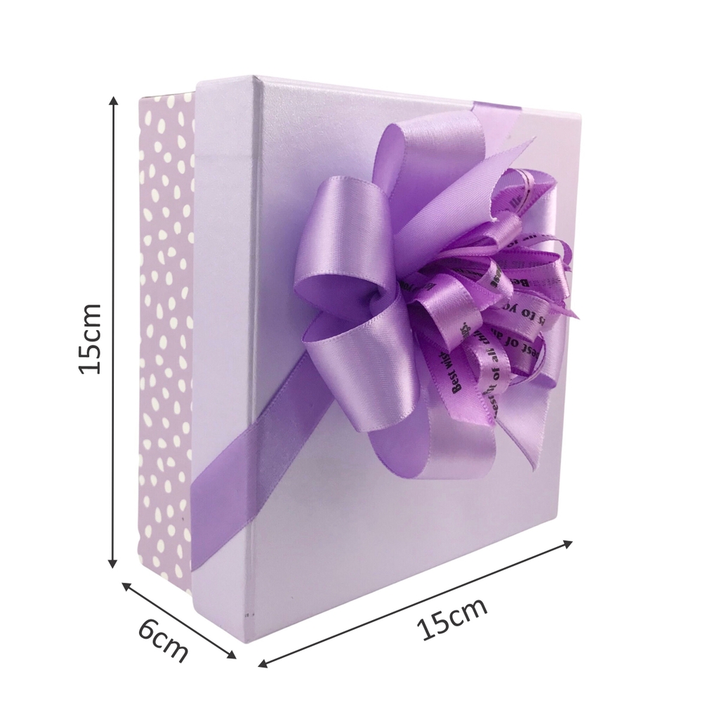 Hộp quà LL 15x15x6cm vuông