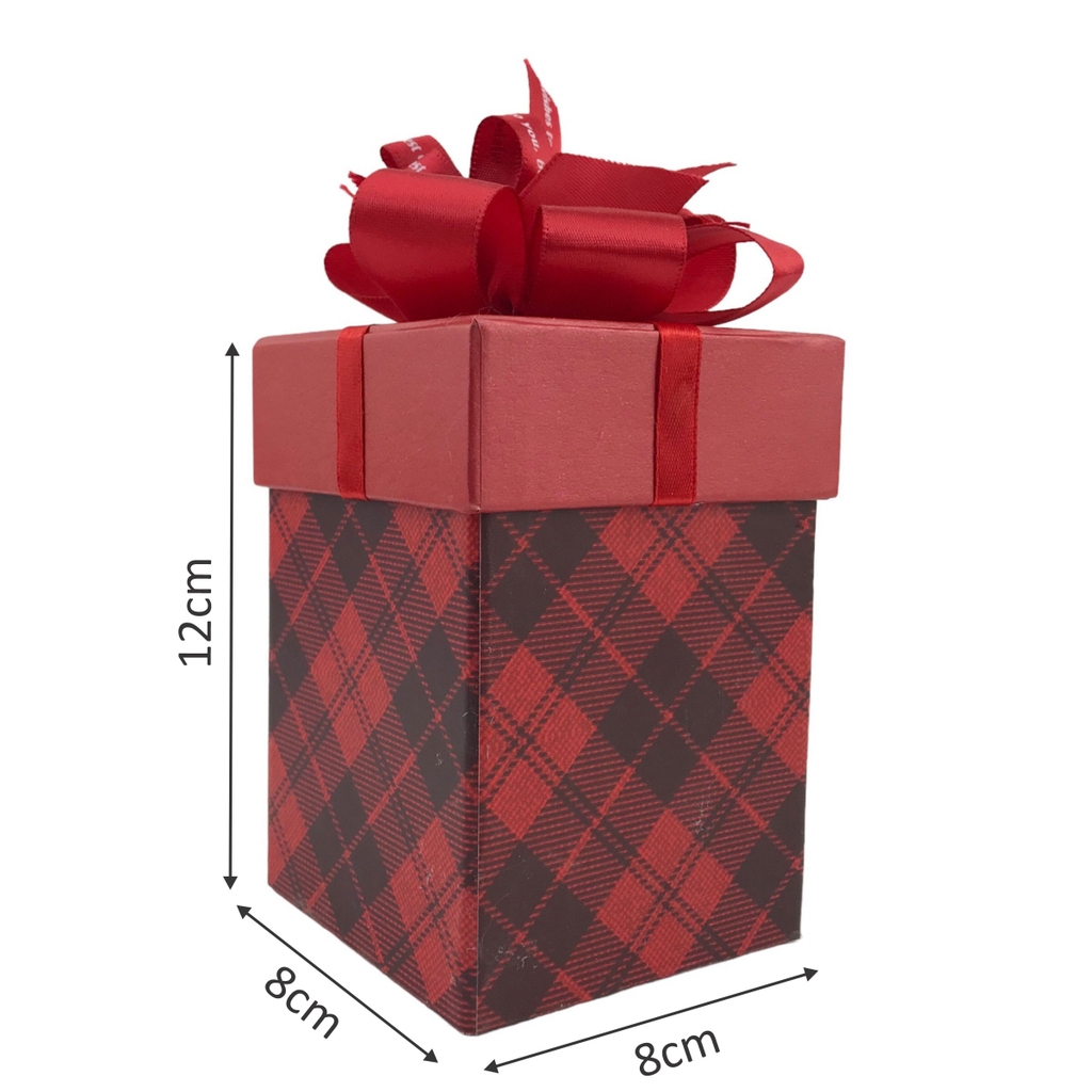 Hộp quà LL 8x8x12cm vuông trụ