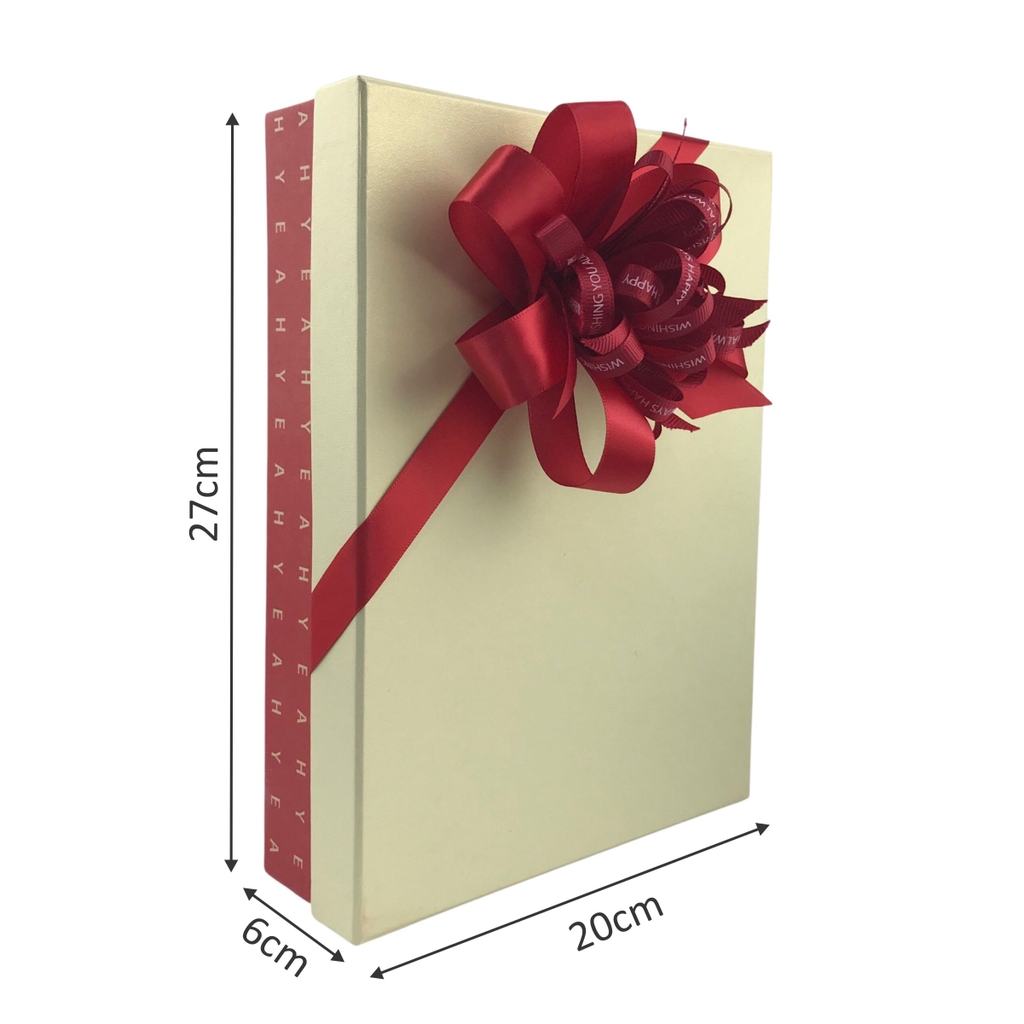 Hộp quà LL 27x20x6cm chữ nhật