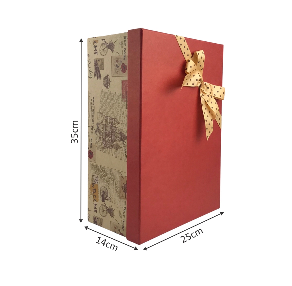 Hộp quà LL 35x25x14cm chữ nhật