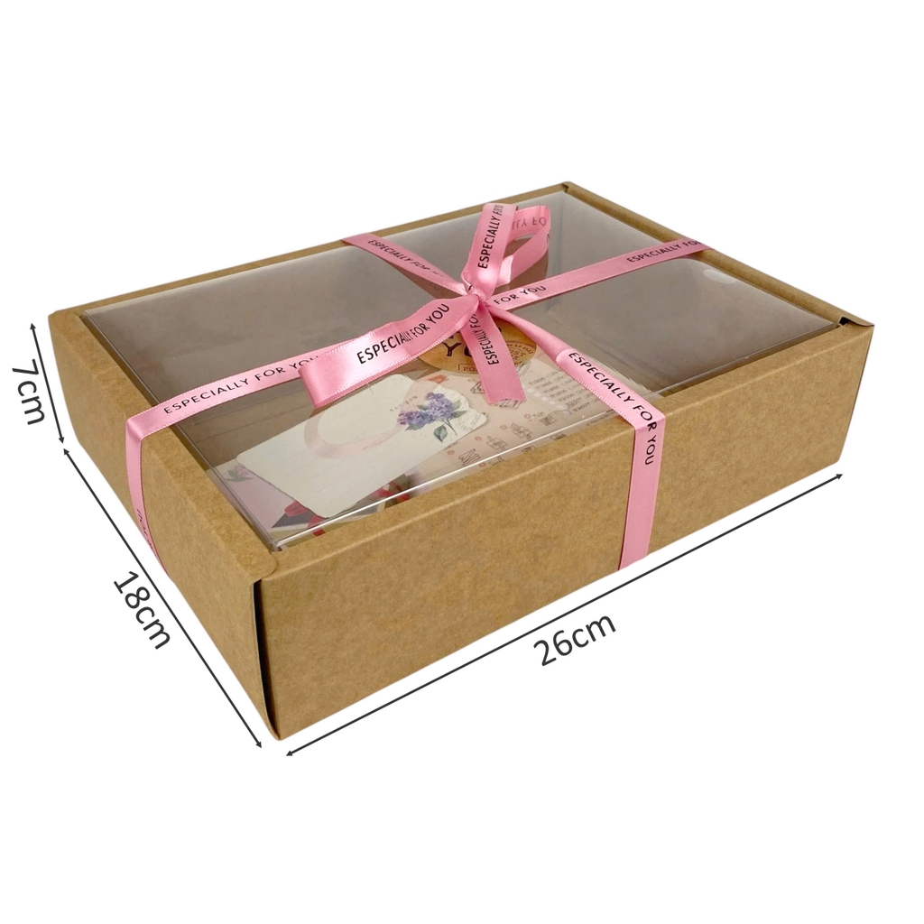 Hộp xếp kính kraft LL chữ nhật