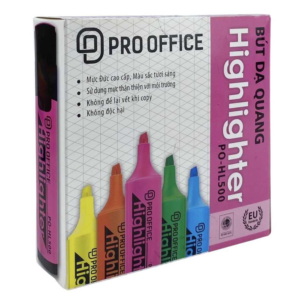 Bút dạ quang Pro Office PO-HL500 (10)