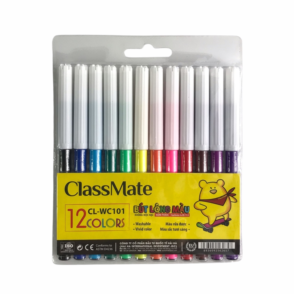 Bút lông màu ClassMate 12 màu / 18 màu / 24 màu