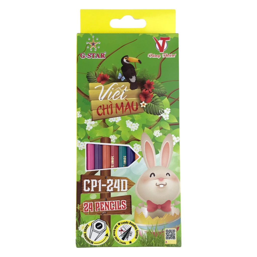 Bút chì màu Gstar CP1-24D / CP1-12D dài
