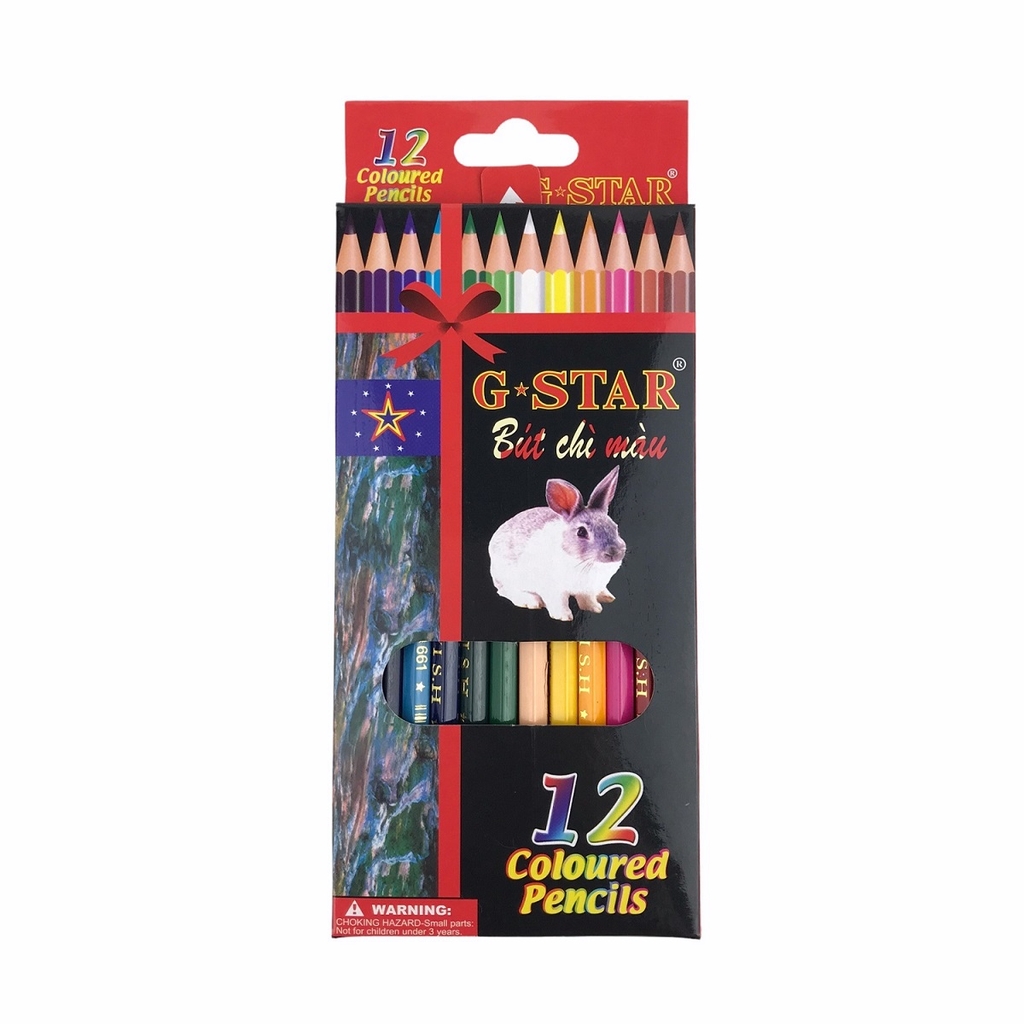 Bút chì màu Gstar 12 màu / 18 màu / 24 màu dài